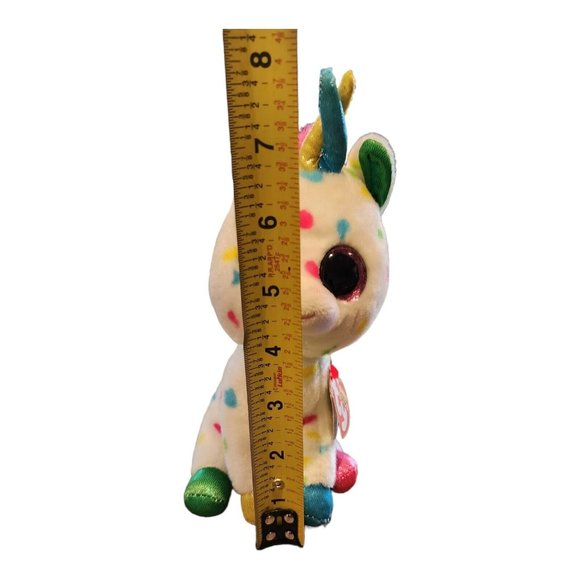 Ty Beanie Boos Unicorn Harmonie 6" NWT Colorful Bright Basket Stuffer Gift 2018 - Picture 14 of 16